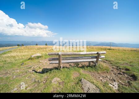 Bilder vom Belchen, einem 1414 m hohen Berg im Schwarzwald. Stockfoto