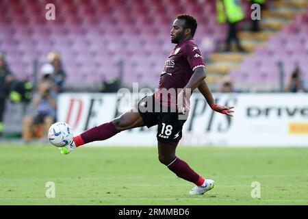 Lassana Coulibaly von US Salernitana während des Spiels der Serie A zwischen US Salernitana und Udinese Calcio im Stadio Arechi am 28. August 2023 in Salerno, Italien. Stockfoto