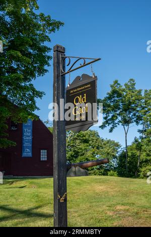 Altes Gaol-Gebäude in York Maine Stockfoto