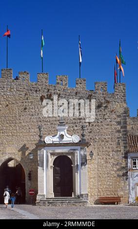 Das Schloss von Obidos Estemadura Portugal Stockfoto