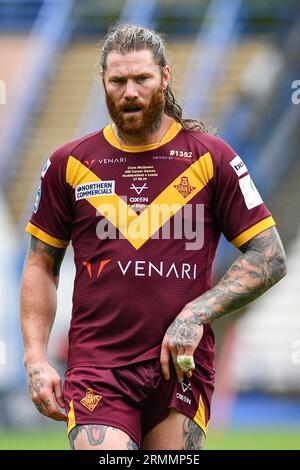 Huddersfield, England - 25. August 2023 Chris McQueen (12) von Huddersfield Giants. Rugby League Betfred Super League, Huddersfield Giants vs Leeds Rhinos im John Smith's Stadium, Huddersfield, Großbritannien Stockfoto