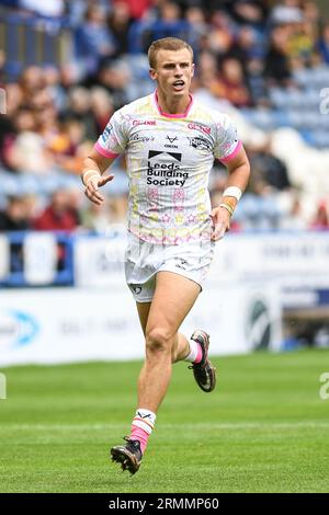 Huddersfield, England - 25. August 2023 Ash Handley (5) aus Leeds Rhinos. Rugby League Betfred Super League, Huddersfield Giants vs Leeds Rhinos im John Smith's Stadium, Huddersfield, Großbritannien Stockfoto