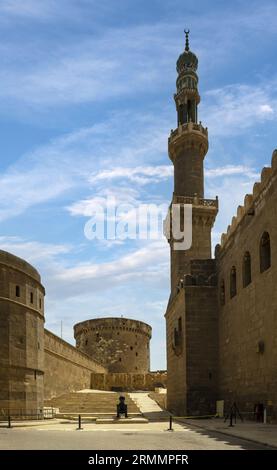 Al-Nasser Mohammed Ibn Kalawoun Moschee in der Zitadelle von Kairo Stockfoto