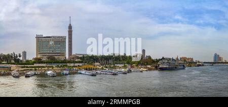 Gezira-Insel am Nil in Kairo Stockfoto