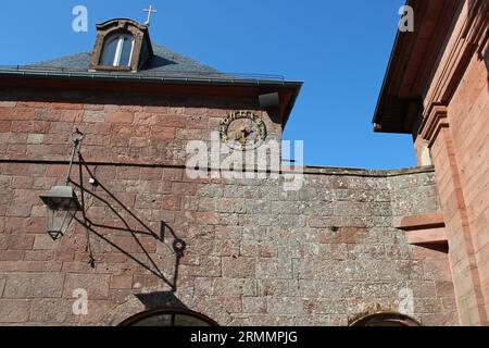 Kloster im mont-sainte-odile im elsass (frankreich) Stockfoto