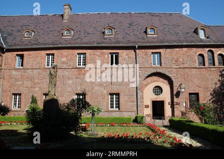 Kloster im mont-sainte-odile im elsass (frankreich) Stockfoto