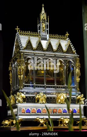 Heiligtum mit St.. Stephans Relikt, St. Stephansdom, St.-Stephans-Basilika, Heilige Rechte, Szent István bazilika, Budapest, Ungarn, Europa Stockfoto