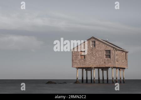 Haus auf Stelzen Stockfoto