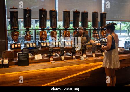 Starbucks Reserve Röstercafé in Chelsea Manhattan NYC Stockfoto