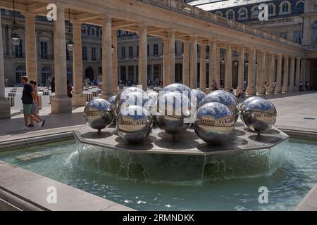 Paris, Frankreich - 14. Juli 2023 - das Palais-Royal ist ein ehemaliger französischer Königspalast Stockfoto