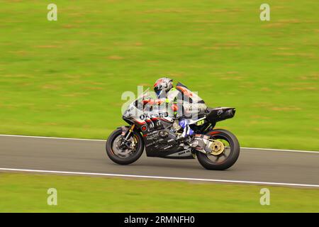 Britisches Super Bike-Wochenende im Cadwell Park MSV 2023 Stockfoto