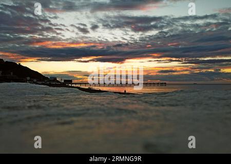 Saltburn am Meer Stockfoto