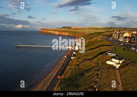 Saltburn am Meer Stockfoto