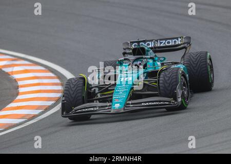 Lance Walk 18 (CAN), Aston Martin AMR23 während des FORMEL 1 HEINEKEN DUTCH GRAND PRIX 2023 auf dem CM.com Circuit Zandvoort, Zandvoort, Niederlande am 27. August 2023 Stockfoto