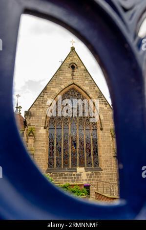 Vor Der Shrewsbury Cathedral, Shrewsbury, Shropshire, England Stockfoto