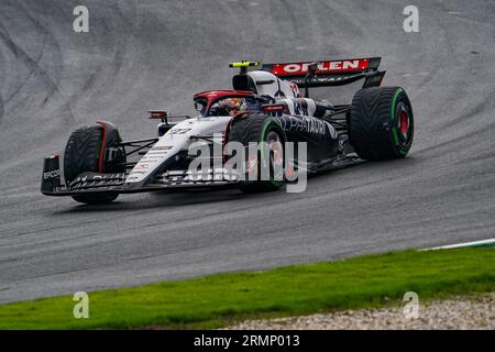 Yuki Tsunoda 22 (JAP), Scuderia AlphaTauri AT04 während des FORMEL 1 HEINEKEN DUTCH GRAND PRIX 2023 auf dem CM.com Circuit Zandvoort, Niederlande am 27. August 2023 Stockfoto