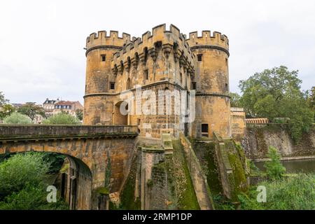 Stadttor 'Porte des Allemands' in Metz, Frankreich Stockfoto