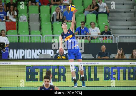 Alessandro Michieletto (Italien). Volleyball-Weltmeisterschaft 2022. Stockfoto