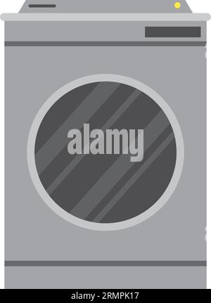 Isoliertes farbiges Waschmaschinensymbol Vektor Stock Vektor