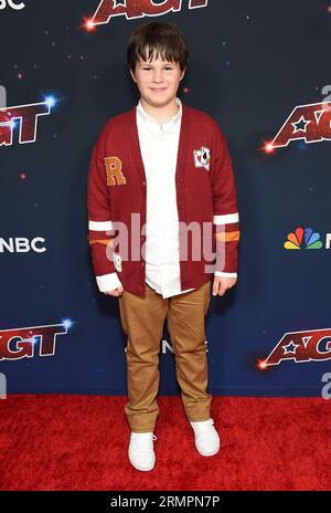 Pasadena, USA. 29. August 2023. Ryland Backstage bei der Live Show Red Carpet der Staffel 18 „America's Got Talent“ am 29. August 2023 im Hotel Dena in Pasadena, CA. © Lisa OConnor/AFF-USA.com Credit: AFF/Alamy Live News Stockfoto