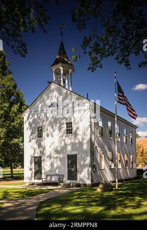 Lee Akademie Madison Grün Historic District Madison, Connecticut, USA Stockfoto