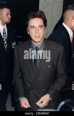 LOS ANGELES, CA. 2. März 1997: Schauspieler Al Pacino bei der Premiere von Donnie Brasco in Los Angeles. Bild: Paul Smith / Featureflash Stockfoto