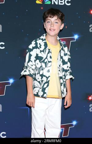 August 29, 2023, Pasadena, CA, USA: LOS ANGELES - AUG 29: Alfie Andrew bei der America's Got Talent Season 18 Live Show Red Carpet im Hotel Dena am 29. August 2023 in Pasadena, CA (Credit Image: © Kay Blake/ZUMA Press Wire) NUR REDAKTIONELLER GEBRAUCH! Nicht für kommerzielle ZWECKE! Stockfoto