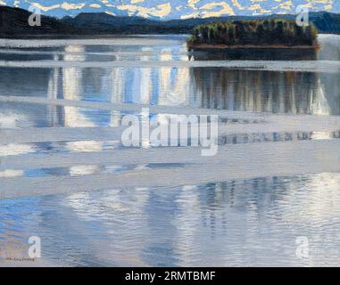 Lake Keitele, Akseli Gallen-Kallela, 1905, Stockfoto