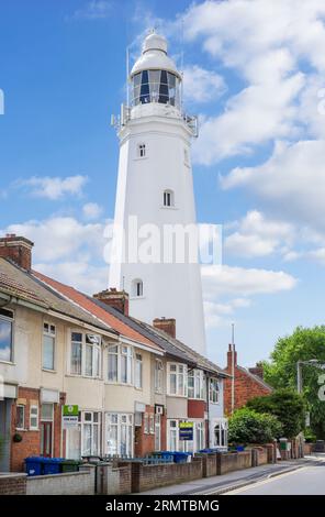 Withernsea Lighthouse ein Leuchtturm im Landesinneren an der Rumpfstraße Withernsea East Riding of Yorkshire England Großbritannien Europa Stockfoto