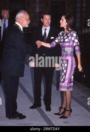 Kronprinz Frederik und Prinzessin Maria von Dänemark an der Königlichen Akademie 14. September 2004 Foto des Henshaw-Archivs Stockfoto