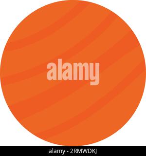 Isolierter farbiger Planetensymbol - Vektor Stock Vektor