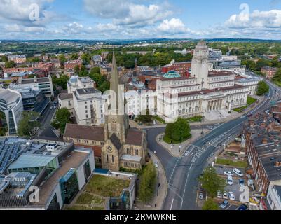 Leeds University, Leeds, Yorkshire, Vereinigtes Königreich. Wahrzeichen des Hochschulwesens im Stadtzentrum von Leeds, Yorkshire, vereinigtes Königreich Stockfoto