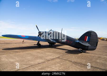 Hawker Hurricane Mk IIC Night Fighter of the Battle of Britain Memorial Flight. Der letzte von den vielen. Stockfoto