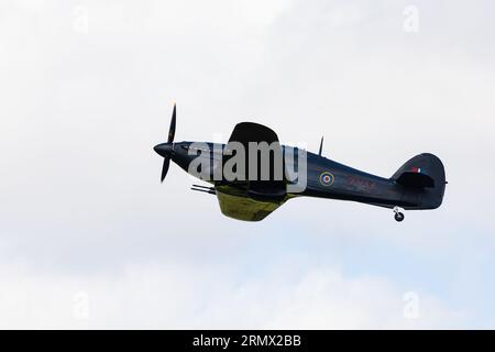 Hawker Hurricane Mk IIC Night Fighter of the Battle of Britain Memorial Flight. Der letzte von den vielen. Stockfoto