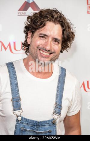 Los Angeles, USA. 29. August 2023. Schauspieler Guile Branco besucht Mundije Film Wrap Party und Comedy Show im Bourbon Room Hollywood, Los Angeles, CA. August 29, 2023 Credit: Eugene Powers/Alamy Live News Stockfoto