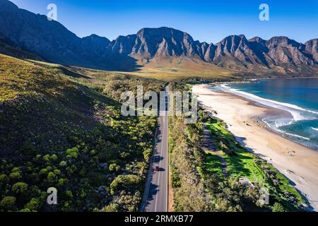 Luftaufnahme der Kogel Bay in der Western Cape Province in Südafrika Stockfoto