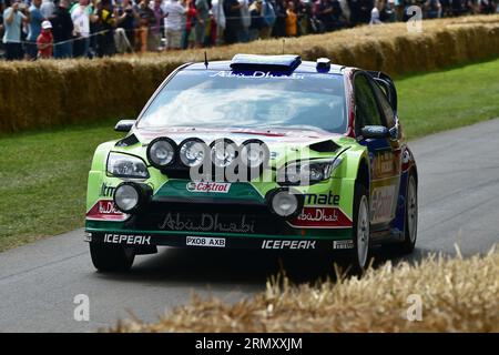 Josh McErlean, Connor McCloskey, Ford Focus RS WRC, 50 Jahre WRC, Rallye-Weltmeisterschaft, Eine Auswahl der weltweit besten und erfolgreichsten WR Stockfoto