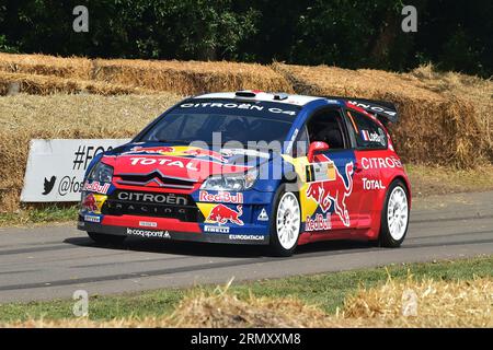 Max Girardo, Marcus Willis, Citroen C4 WRC, 50 Jahre WRC, Rallye-Weltmeisterschaft, Eine Auswahl der weltweit besten und erfolgreichsten WRC-Fahrzeuge, Stockfoto