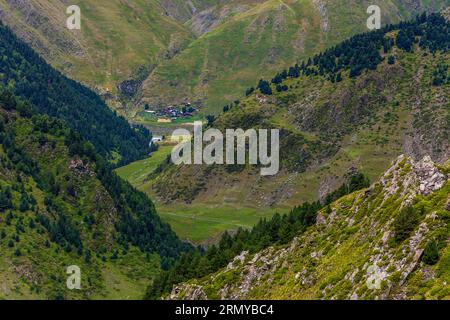 Wanderwege durch die Schluchten von Tusheti, Georgia Stockfoto