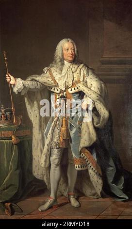 George II., 1683 - 1760. Regierte 1727 bis 1760 1755 von John Shackleton Stockfoto