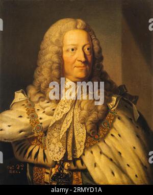 George II., 1683 - 1760. Regierte von 1727 bis 1760 um 1758 von John Shackleton Stockfoto