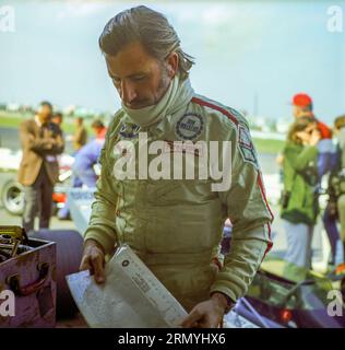 1970 Watkins Glen Grand Prix, Graham Hill, startete den 10. Platz, DNF Stockfoto