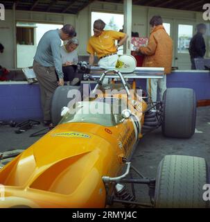 1970 Watkins Glen Grand Prix, McLaren M14A, Denny hulme, startete 11., beendete 7 Stockfoto