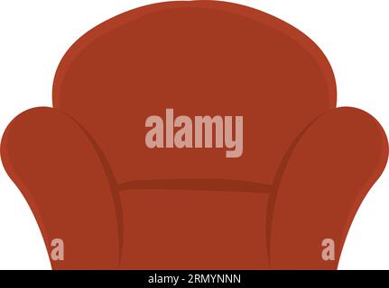 Isoliertes farbiges Sofa-Skizzensymbol Vektor Stock Vektor