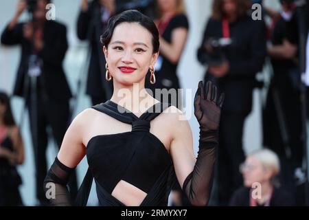 Li Meng nimmt am 30. August 2023 am 80. Internationalen Filmfestival von Venedig in Venedig Teil. ©Foto: Cinzia Camela. Stockfoto