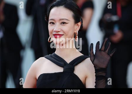 Li Meng nimmt am 30. August 2023 am 80. Internationalen Filmfestival von Venedig in Venedig Teil. ©Foto: Cinzia Camela. Stockfoto