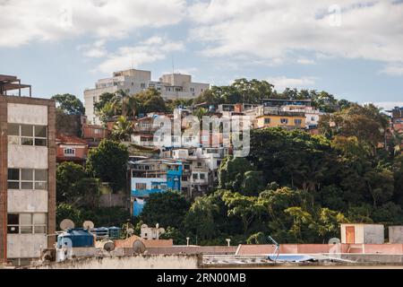 Blue Hill Favela in Rio de Janeiro Brasilien. Stockfoto