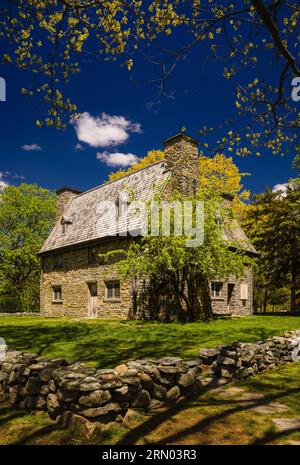 Henry Whitfield Haus Guilford, Connecticut, USA Stockfoto