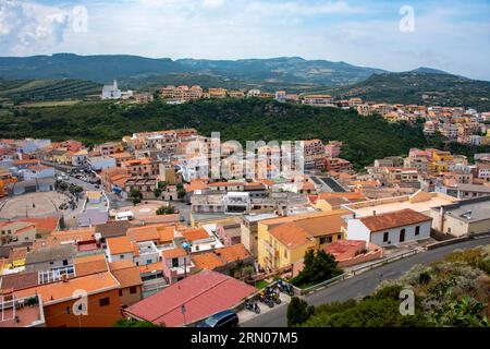 Stadt Castelsardo - Sardinien - Italien Stockfoto