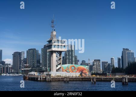 Bilder aus dem Hafen von Meblurne an einem schönen sonnigen Tag. Stockfoto